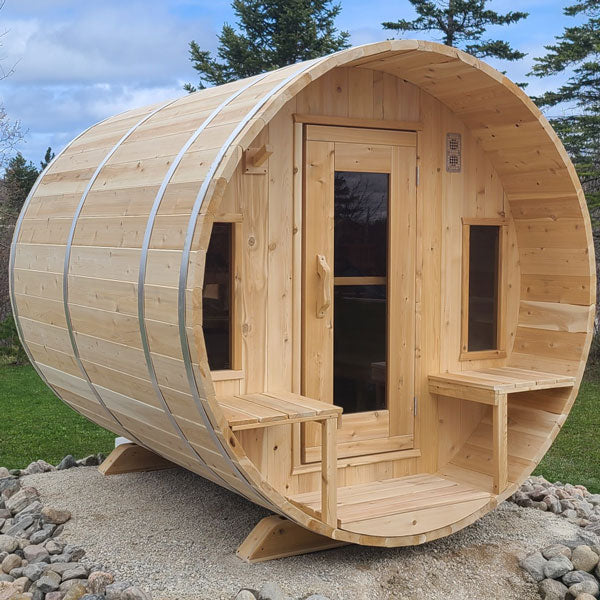 LeisureCraft Canadian Timber Barrel Sauna