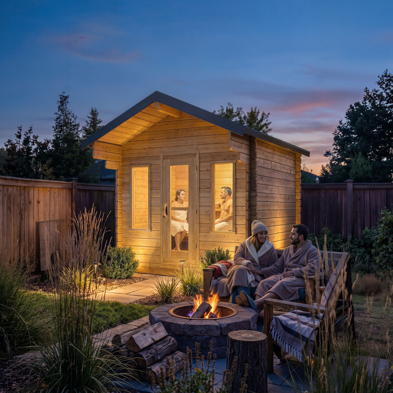 LeisureCraft Canadian Timber Georgian, Palmer, Granby Cabin Sauna