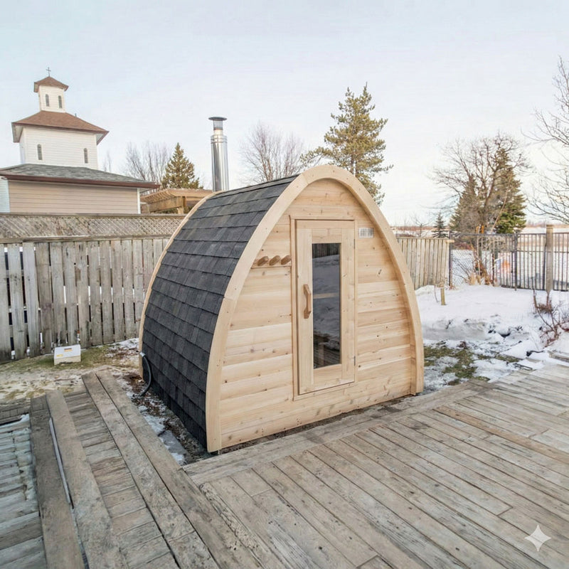 LeisureCraft Canadian Timber MiniPOD Sauna