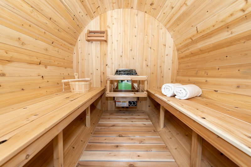 LeisureCraft Canadian Timber Barrel Sauna