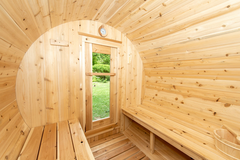 LeisureCraft Canadian Timber Barrel Sauna