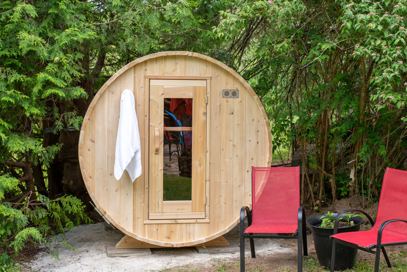 LeisureCraft Canadian Timber Barrel Sauna