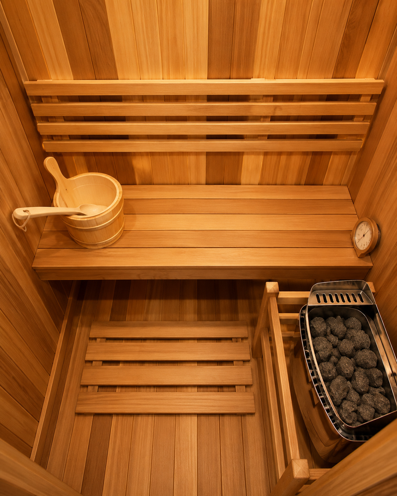 Single Outdoor Solid Wood Sauna Room - Customizable, Waterproof & Anti-Corrosion