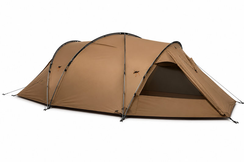 OneTigris Orbitis Tunnel Tent with Stove Jack - 4 Person Lightweight Hot Tent for Glamping & Bushcraft