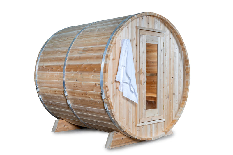 LeisureCraft Canadian Timber Barrel Sauna