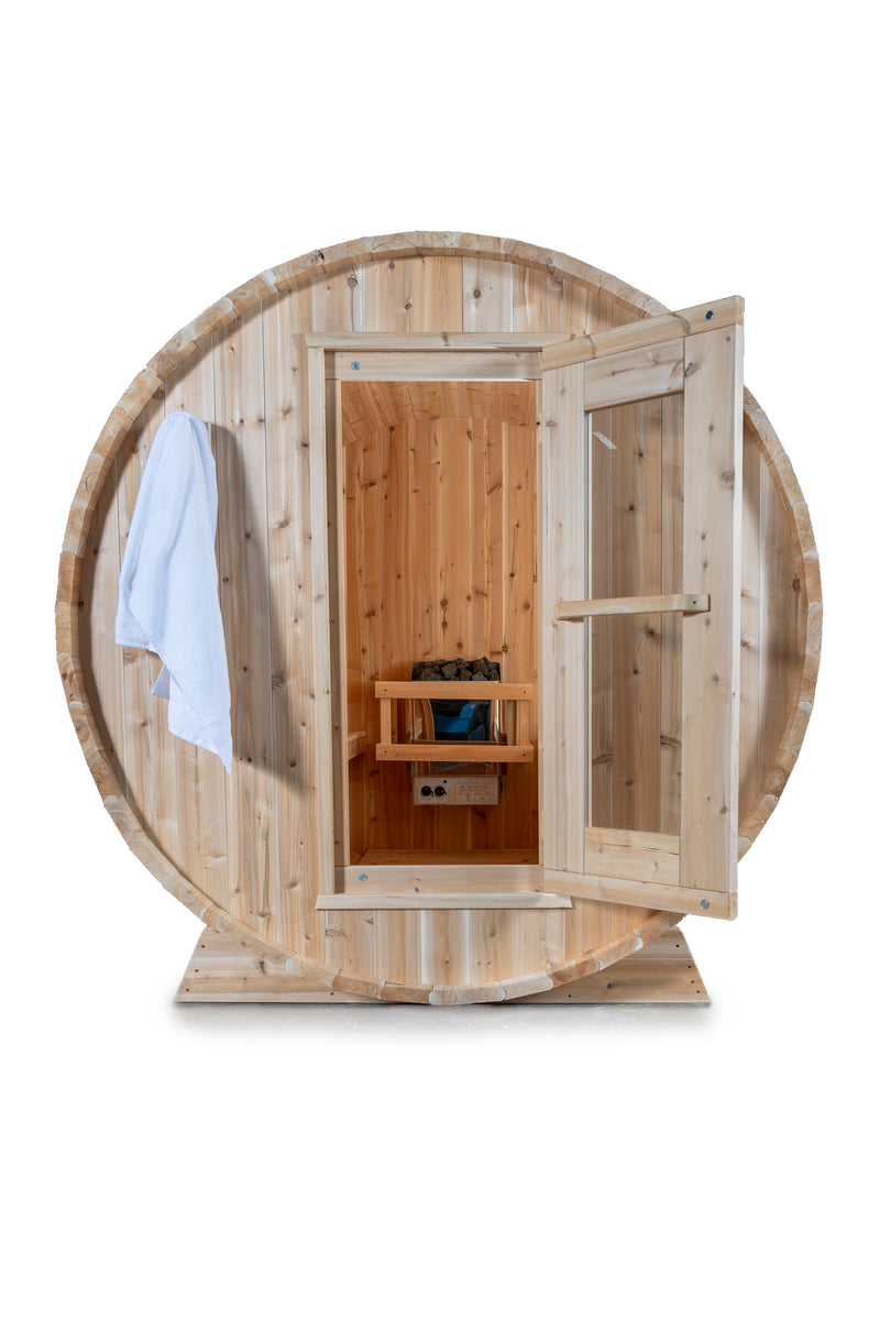 LeisureCraft Canadian Timber Barrel Sauna