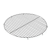 Deko Living - 27 Inch Round Outdoor Steel Wood Burning Fire Pit with Cooking Grill and Spark Screen