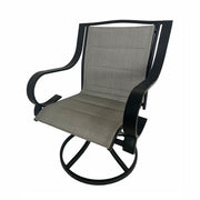 Deko Living - 4 Place Seating Outdoor Patio Dining Table and Swivel Chairs Set