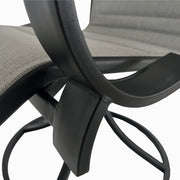 Deko Living - 4 Place Seating Outdoor Patio Dining Table and Swivel Chairs Set