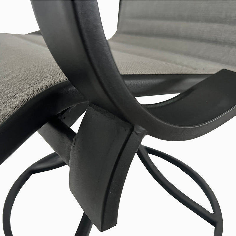 Deko Living - 4 Place Seating Outdoor Patio Dining Table and Swivel Chairs Set