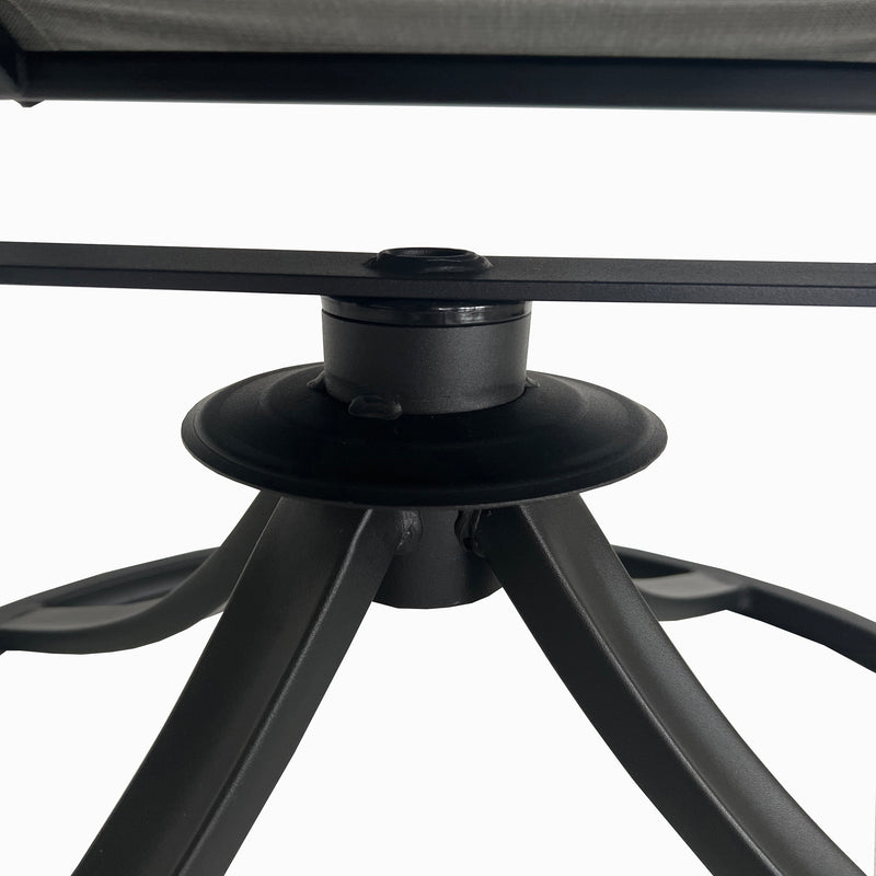 Deko Living - 4 Place Seating Outdoor Patio Dining Table and Swivel Chairs Set