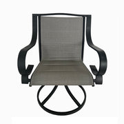 Deko Living - 4 Place Seating Outdoor Patio Dining Table and Swivel Chairs Set