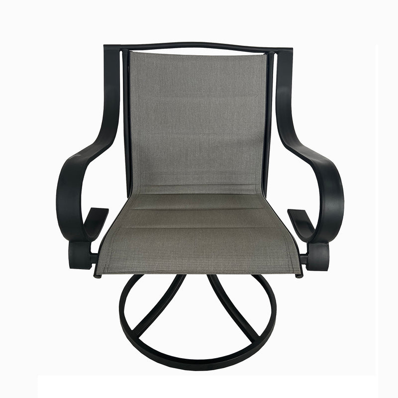 Deko Living - 4 Place Seating Outdoor Patio Dining Table and Swivel Chairs Set