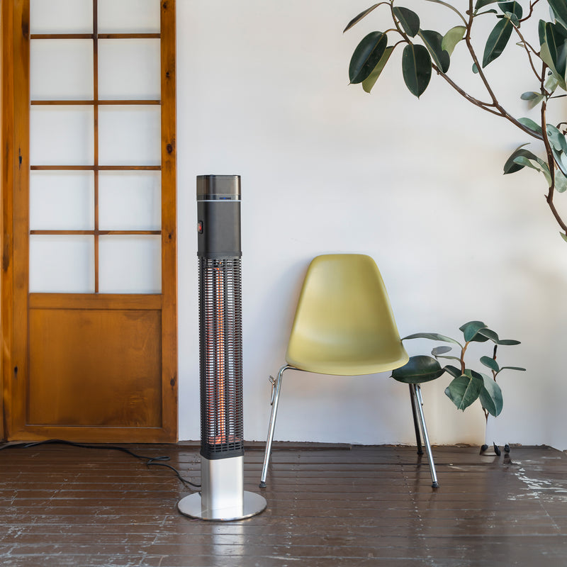 Deko Living - 1500W Electric Column Heater with Halogen Tube