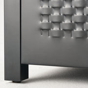 Deko Living - Rectangular Outdoor Propane Gas Fire Pit Table 50,000 BTU Propane with Lava Rock Filler