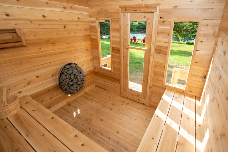 LeisureCraft Canadian Timber Georgian, Palmer, Granby Cabin Sauna