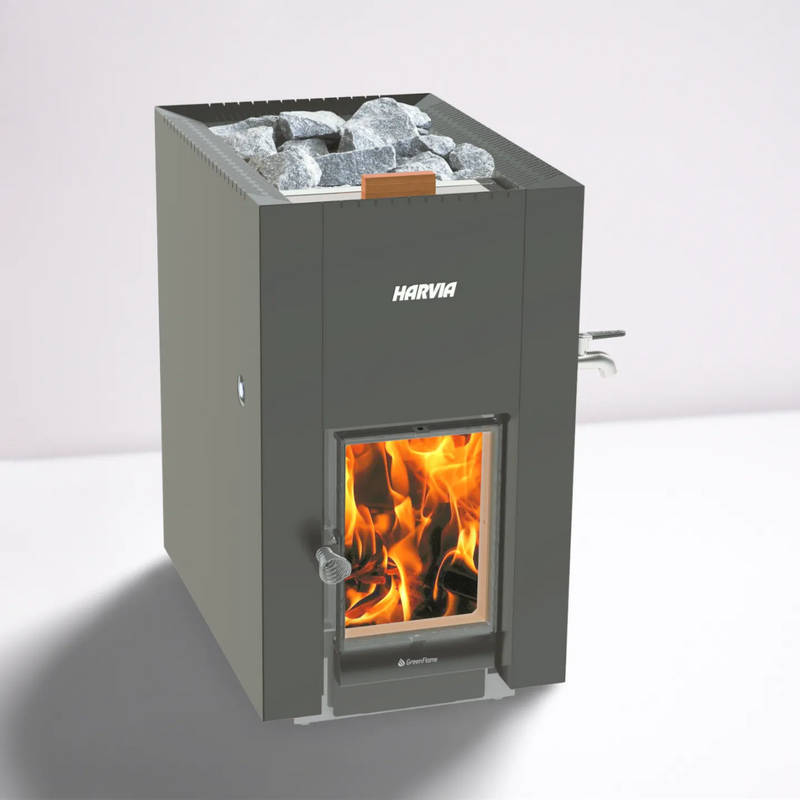 Harvia Linear 22 GreenFlame ES Black