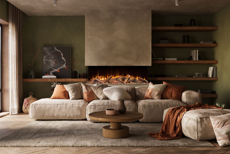 Amantii Fire & Ice RusticStone 42"