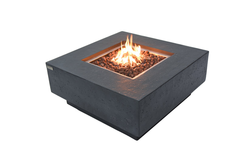 Elementi Manhattan Fire Table - Dark Gray