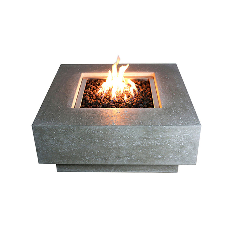 Elementi Manhattan Fire Table - Light Gray