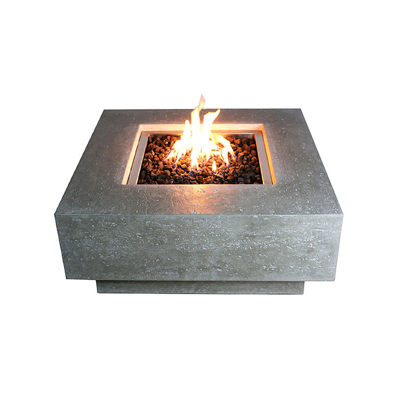 Elementi Manhattan Fire Table - Light Gray