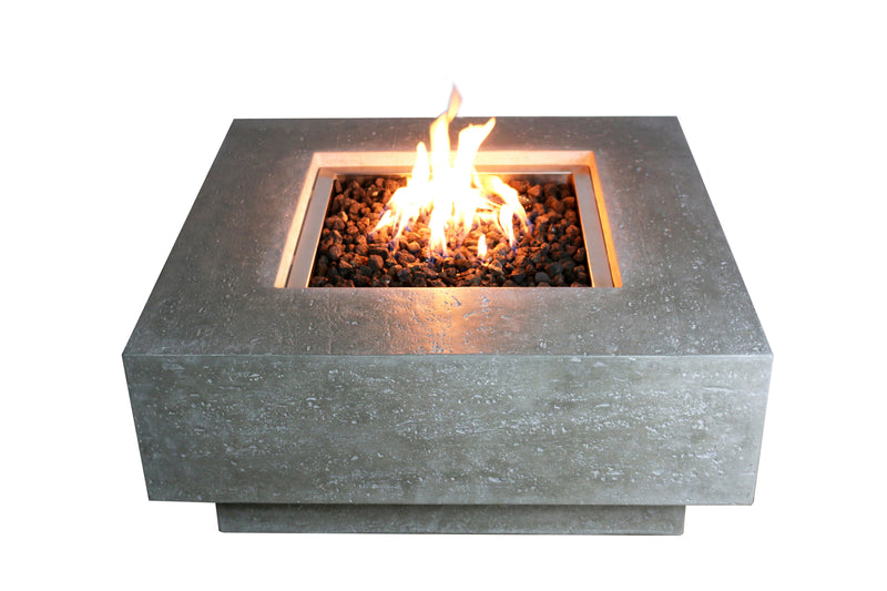 Elementi Manhattan Fire Table - Light Gray