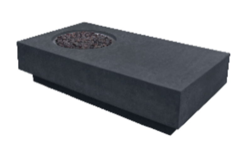 Elementi Metropolis Fire Table - Dark Gray