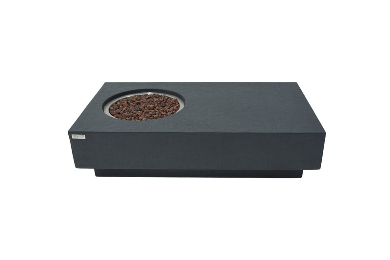 Elementi Metropolis Fire Table - Dark Gray