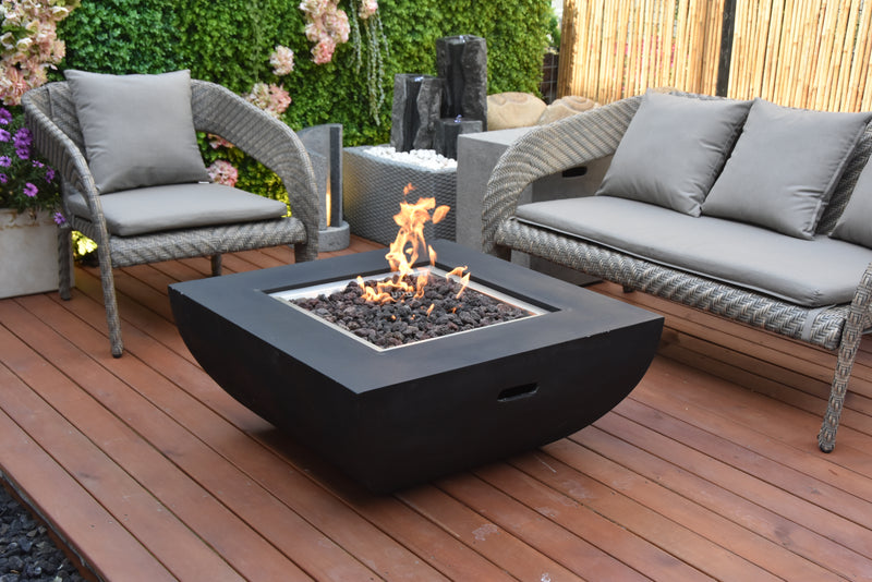 Modeno Aurora Fire Table - Black