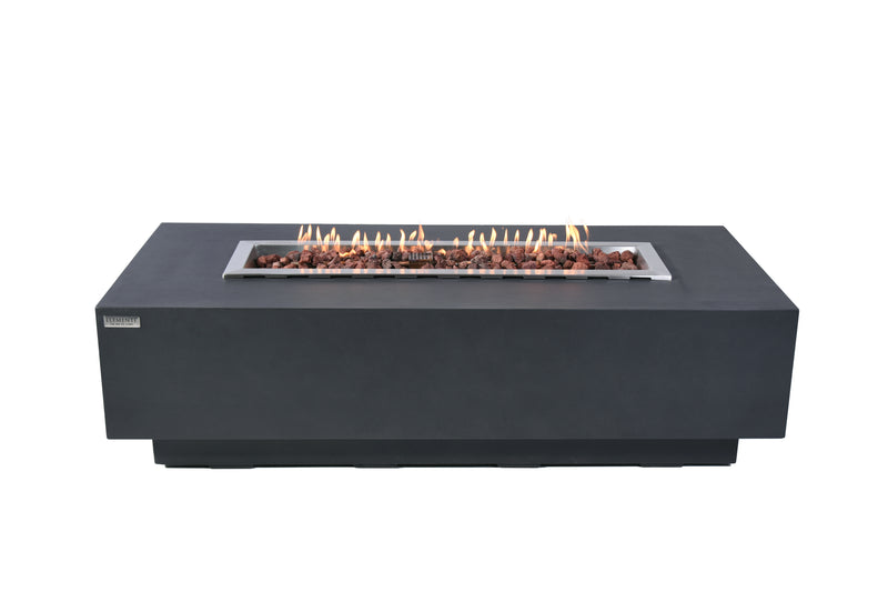 Elementi Granville Fire Table - Dark Gray