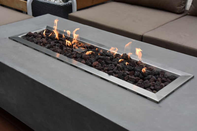 Elementi Granville Fire Table - Light Gray