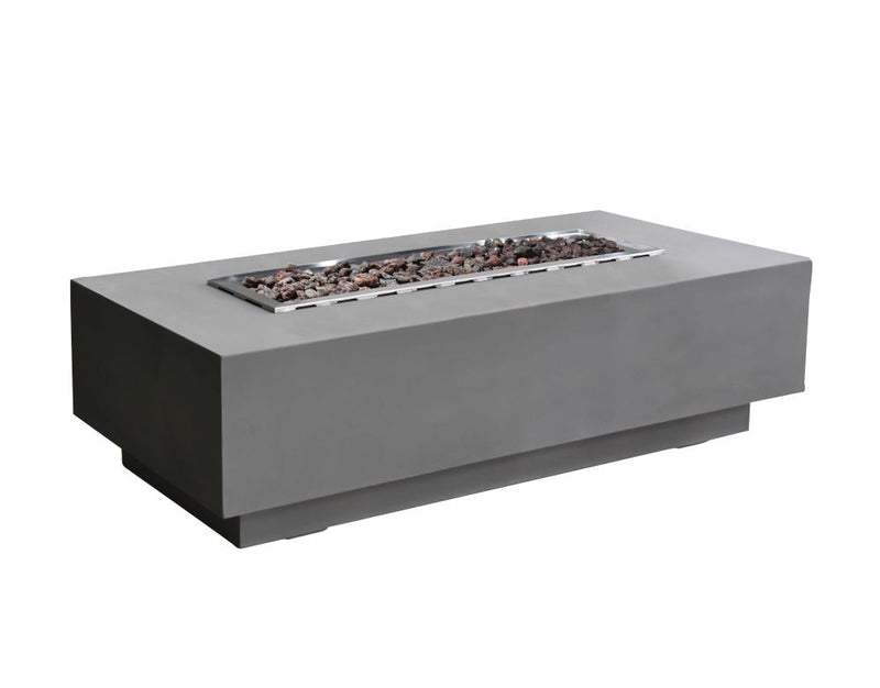 Elementi Granville Fire Table - Light Gray