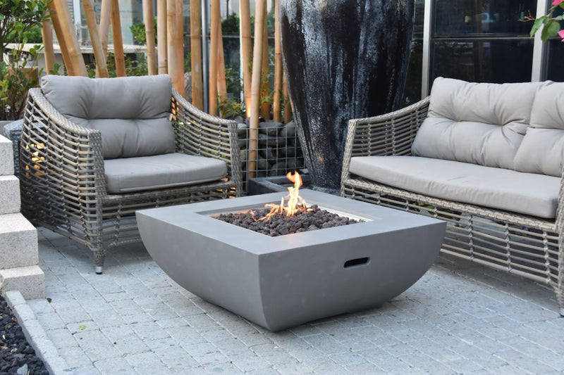 Modeno Westport Fire Table - Light Gray