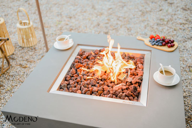 Modeno Westport Fire Table - Light Gray