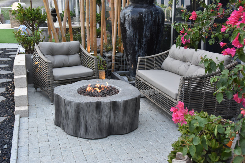 Elementi Manchester Fire Table - Classic Gray