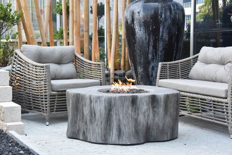 Elementi Manchester Fire Table - Classic Gray