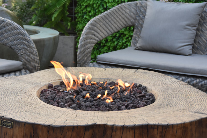 Elementi Manchester Fire Table - Redwood