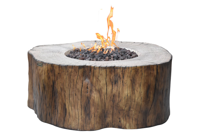 Elementi Manchester Fire Table - Redwood