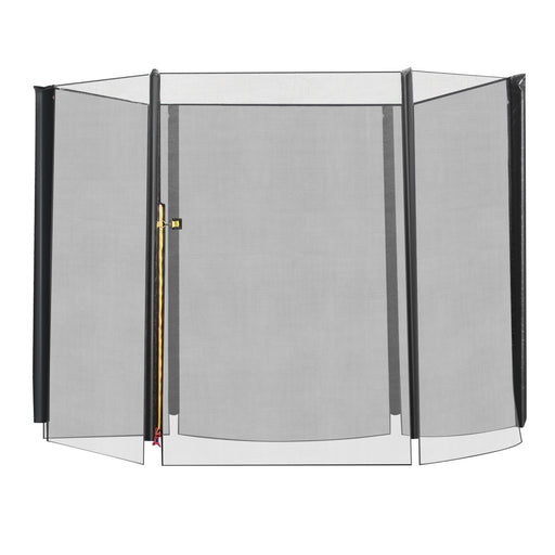 Soozier 8FT Round Trampoline Enclosure Net Outdoor Bounce Safety Net Replacement for 6 Poles Black