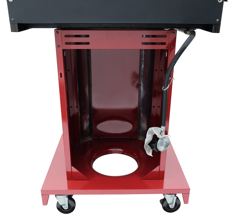 Kenmore 3 Burner Pedestal Gas Grill - Red