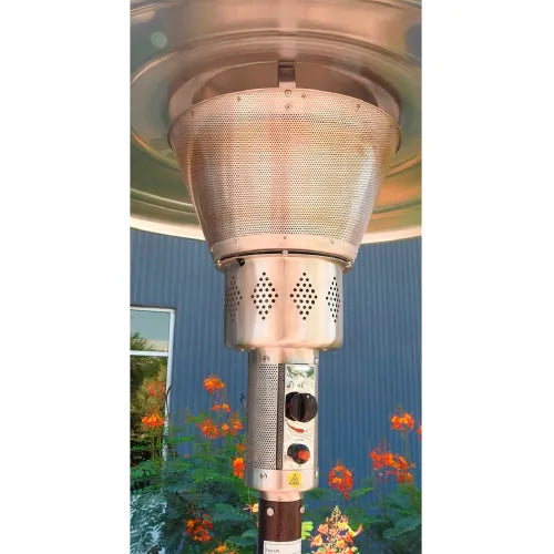 Hiland® Commercial Patio Heater, 40000 BTU, Propane, Hammered Bronze — WBB3232305
