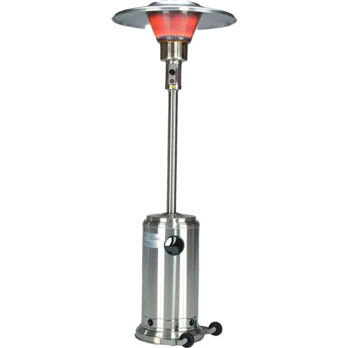 Hiland Commercial Patio Heater 40000 BTU Propane Stainless Steel