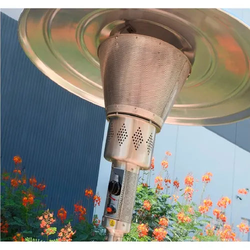 Hiland® Commercial Patio Heater, 40000 BTU, Propane, Stainless Steel — WBB3232316