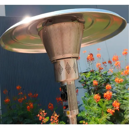 Hiland® Commercial Patio Heater, 40000 BTU, Propane, Stainless Steel — WBB3232316