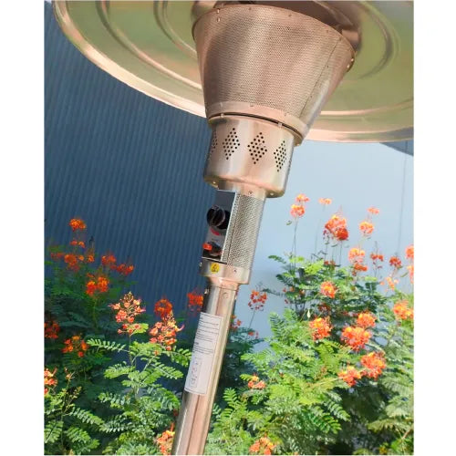 Hiland® Commercial Patio Heater, 40000 BTU, Propane, Stainless Steel — WBB3232316