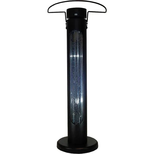 Hiland Vertical Infrared Oscillating Electric Heater 1500W 120V Black