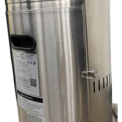 Hiland® Outdoor Patio Heater with Table, 48000 BTU, Propane, Stainless Steel — WBB3232328
