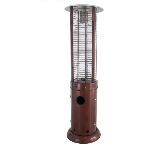 Hiland Glass Tube Patio Heater 40000 BTU Propane Bronze