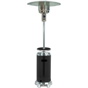 Hiland Outdoor Two Toned Patio Heater 48000 BTU Propane Stainless Steel/Black