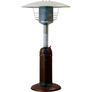 Hiland Table Top Patio Heater 11000 BTU Propane Hammered Bronze